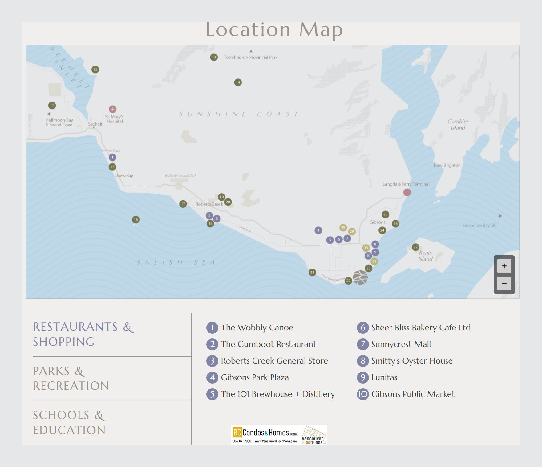 Touchstone at Gospel Rock location map 1