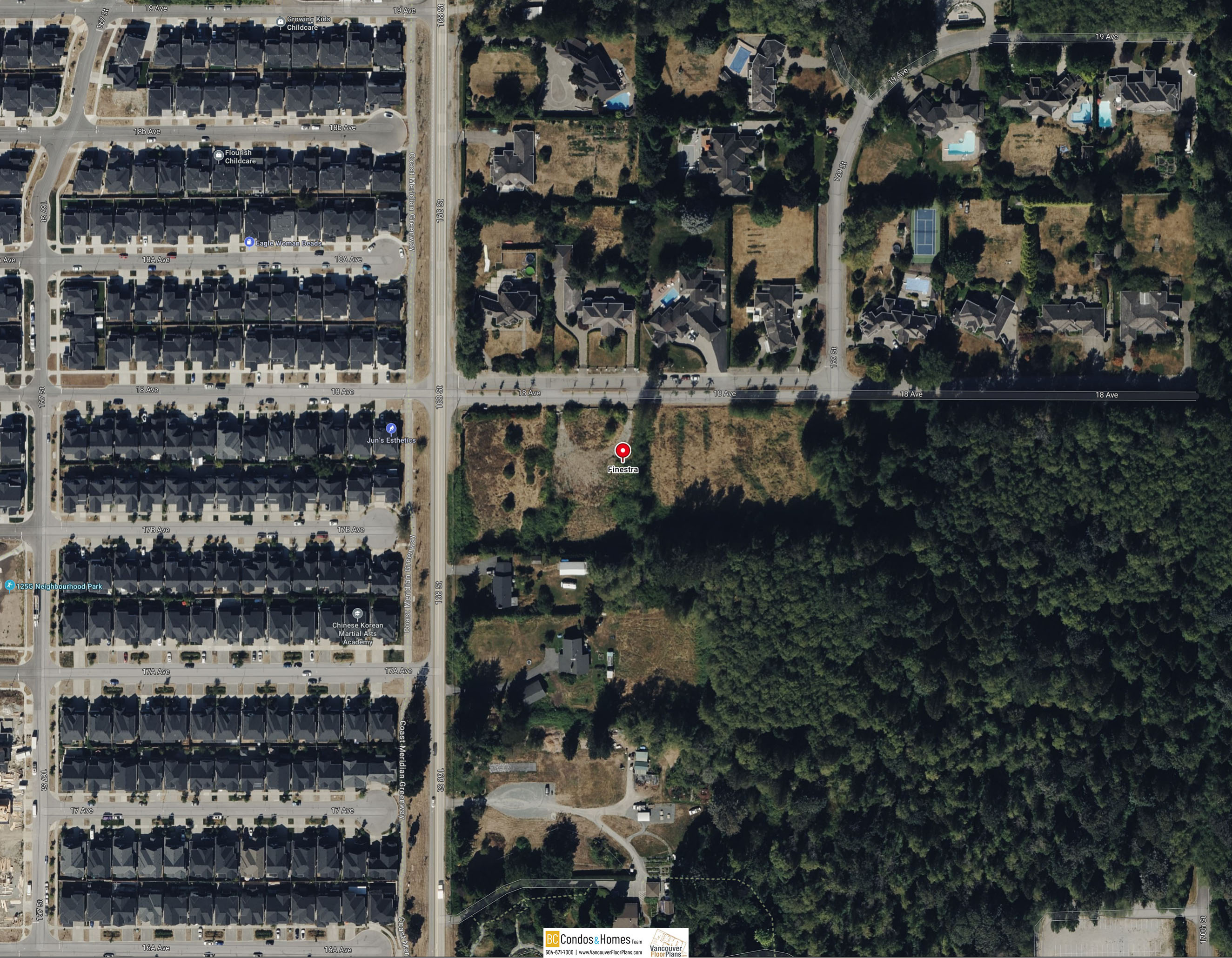 Finestra by MetroVan location map 2