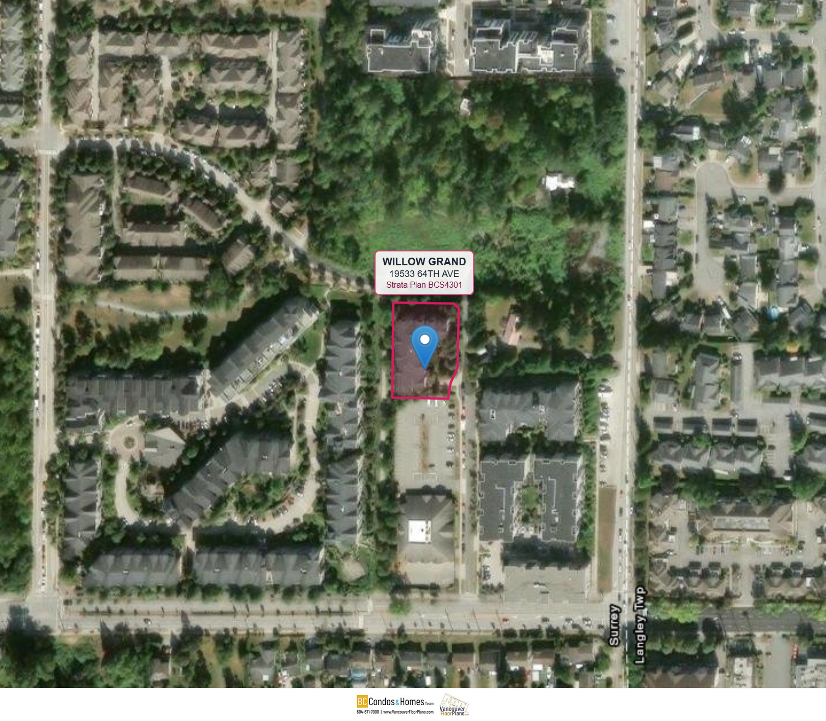 Willow Grand location map 2