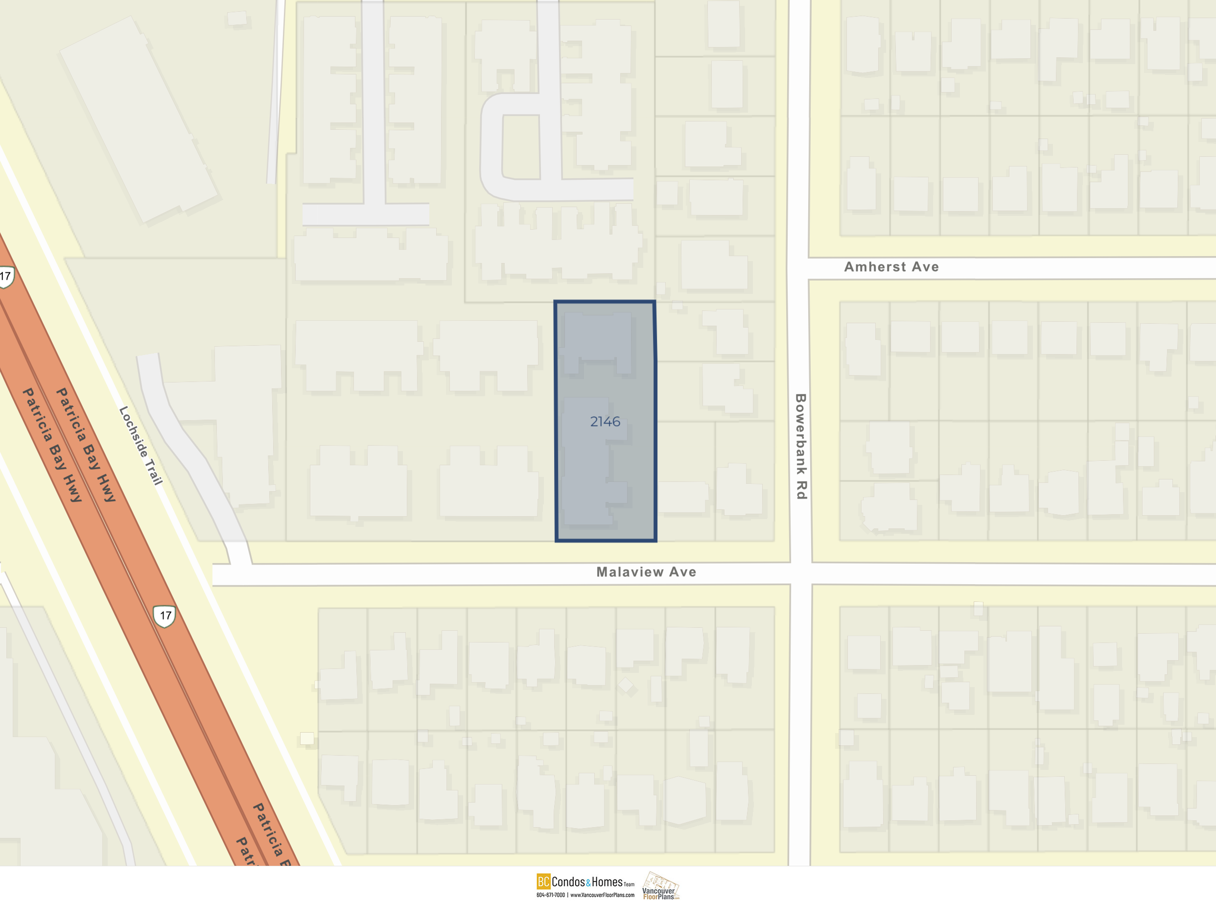 Arbutus Place location map 2