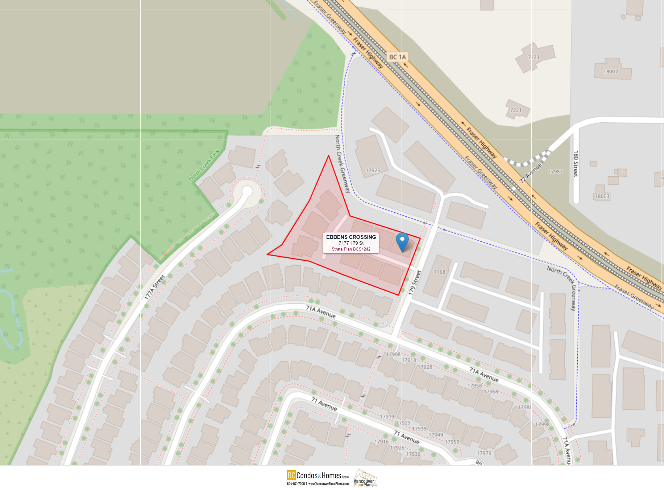 Ebbens Crossing location map 2